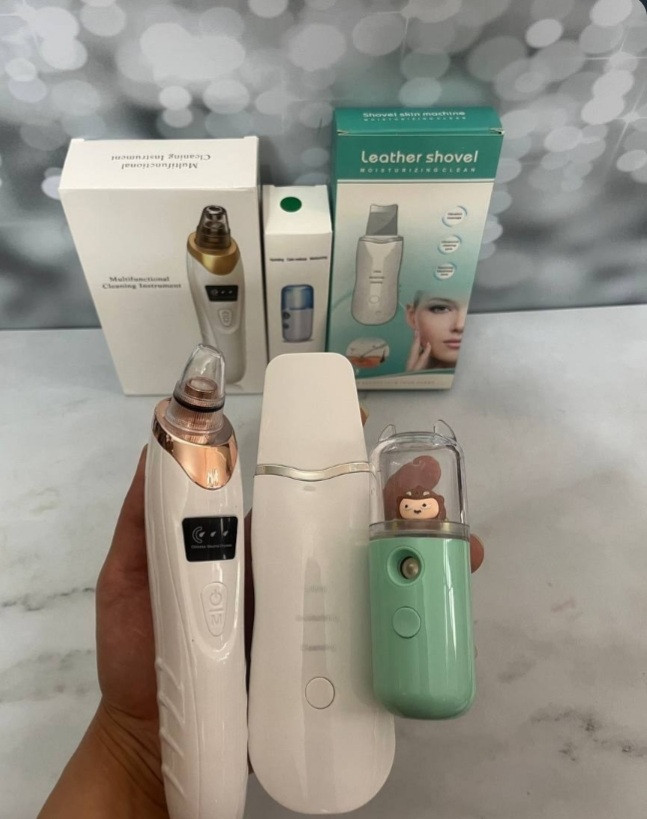 پک ۳تایی خانگی =میکرودرم + اتو صورت+ بخور سردعروسکی